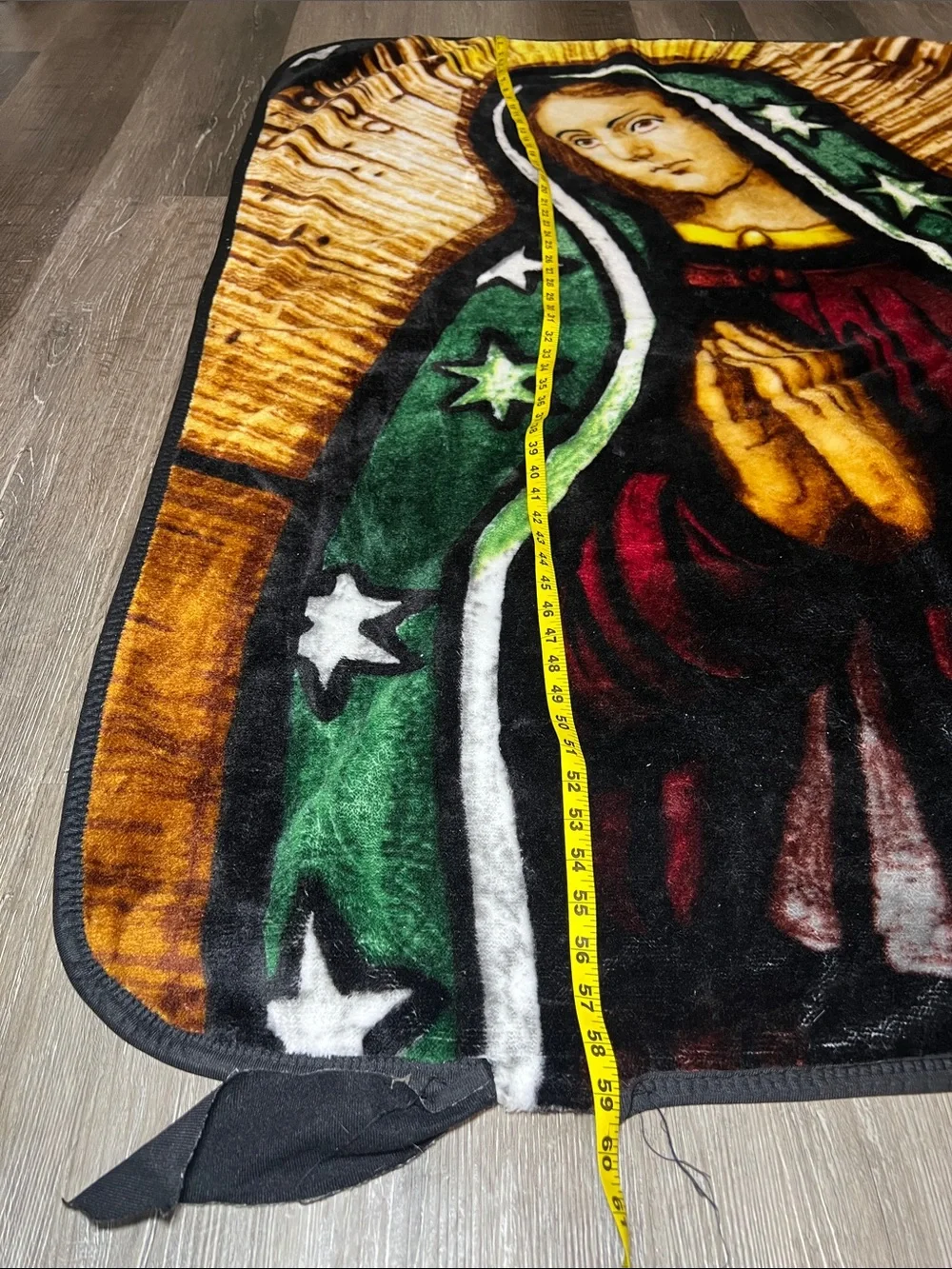 Religious Throw Thick Blanket -  Virgin Mary Design